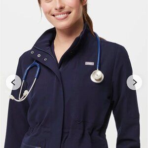 Figs Navy Jacket Small